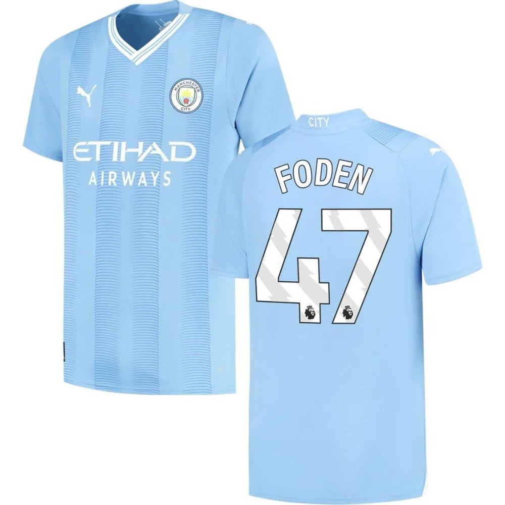 Manchester City F.C. Phil Foden 2023-24 Home Jersey
